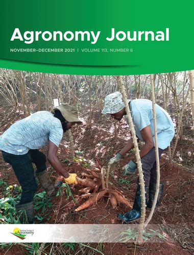 Agronomy Journal Vol No