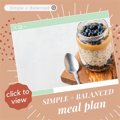 Simple + Balanced Meal Plan - Phoenix Vegan Dietitian