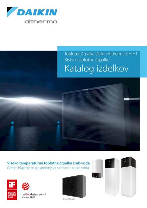 PDF Toplotna črpalka Daikin Altherma 3 H HT Bistvo toplotne