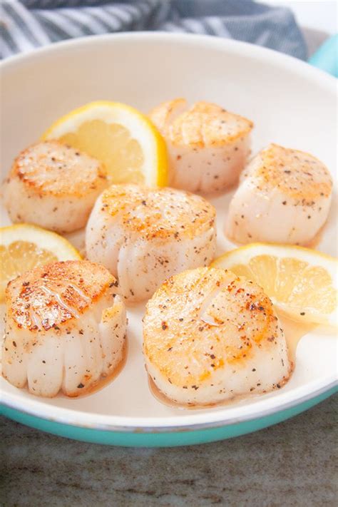 Easy Pan Seared Scallops With Lemon Bright Roots Kitchen