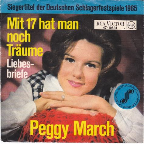 Peggy March Mit 17 Hat Man Noch Träume Vinyl 7 Single 45 Rpm