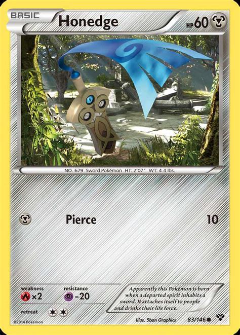 Honedge Xy Pok Mon Card Database Pokemoncard