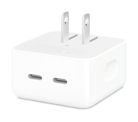 Ripley CARGADOR DE PARED COMPACTO APPLE DE 2 PUERTOS USB C 35 W