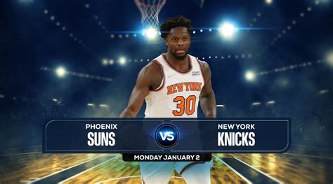 Suns Vs Knicks Prediction Game Preview Odds Picks Jan 02