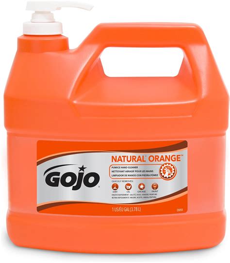 Gojo 95504 Gojo Natural Orange Pumice IndUStrial Hand Cleaner 1