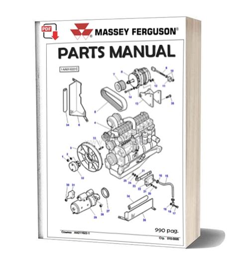 Massey Ferguson 8270 Parts Manual For Repair Tractor Agri Parts