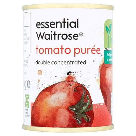 Essential Waitrose Double Concentrated Italian Tomato Puree Ocado