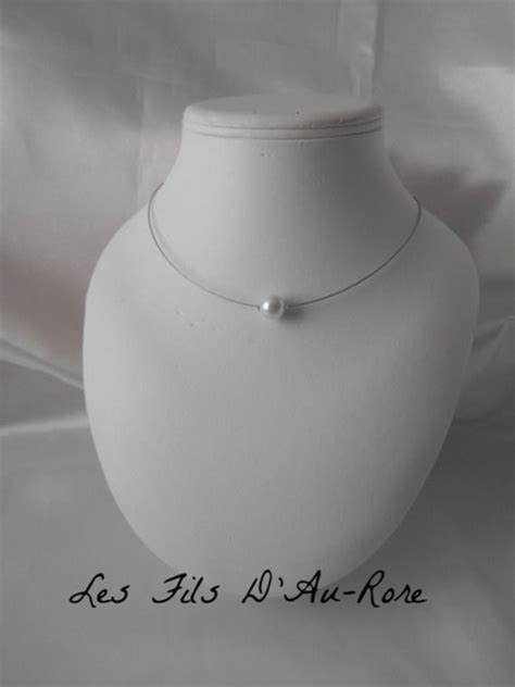 Collier Mariage Lana En Perle Nacr E Blanche Collection Mariage