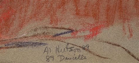 Albert L Hutson Danielle Nude Figurative Drawing In Pastel On Paper For Sale At 1stDibs