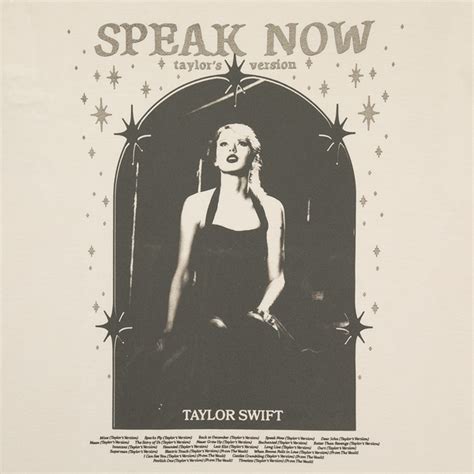 Speak Now Taylors Version Tracklist Taupe T Shirt Taylor Swift Ca