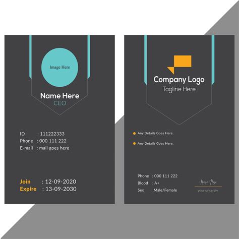 Identity Card Design on Behance