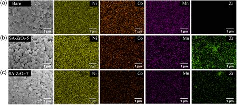 Semeds Mapping Analysis Of The Surface Of The A Bare Ncm82 B