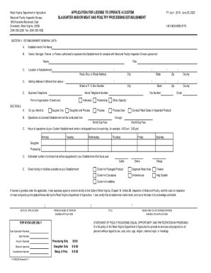 Fillable Online Meat Poultry Inspection Forms Fax Email Print PdfFiller