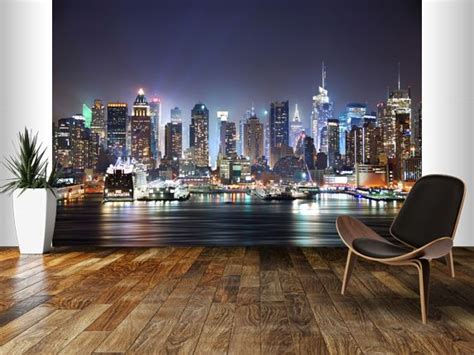 Cityscape Mural Wallpaper - Mural Wall