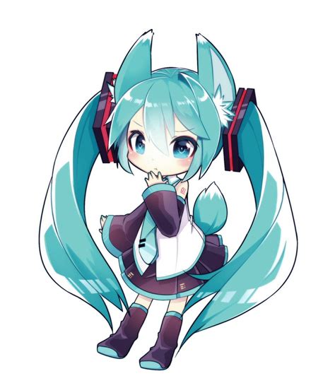 Hnnnnnng Hatsune Miku Vocaloid Miku Hatsune Chibi Anime Chibi