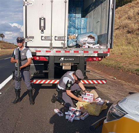 Pol Cia Apreende Grande Quantidade De Cigarros Contrabandeados Na Sp