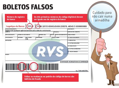 Como Identificar Boletos Falsos RVS