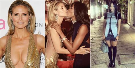 Heidi Klum Scollatura Hot E Baci Saffici A Naomi Intanto Nicole Minetti Gossip