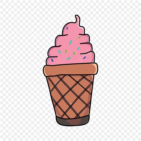 Gambar Ikon Es Krim Clipart Es Krim Makanan Makanan Cepat Saji PNG