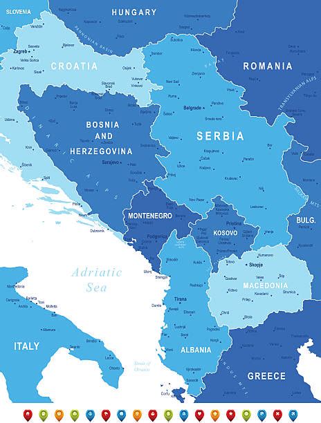 Kosovo Serbia Map Illustrations, Royalty-Free Vector Graphics & Clip ...