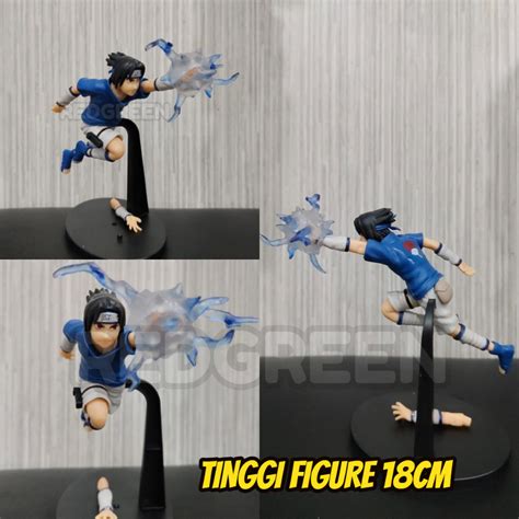 Jual Mainan Anak Action Figure Anime Naruto Uchiha Sasuke Biru Figure