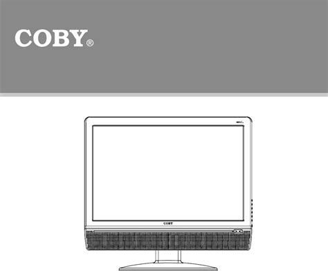 User Manual Coby TF TV2224 English 22 Pages