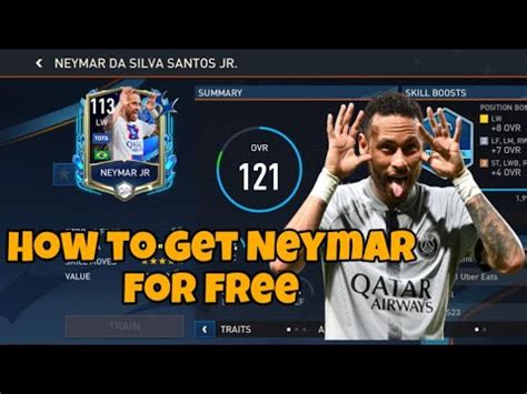 HOW TO GET NEYMAR FOR FREE IN FIFA MOBILE YouTube