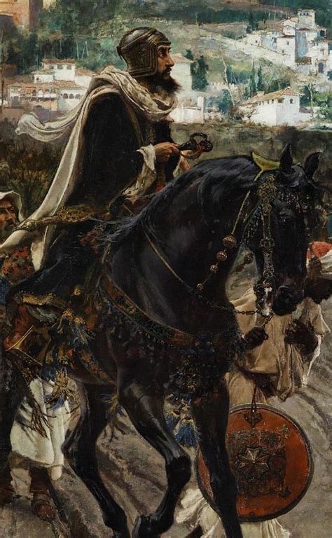 Detail Of The Capitulation Of Granada Painting By Francisco Pradilla Y