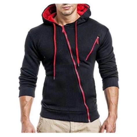 Brand Hoodies Men 2017 Male Long Sleeve Hoodie Features Zipper