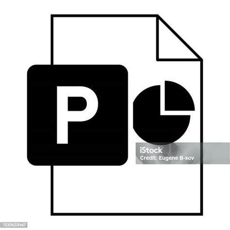 Desain Datar Modern Logo Ppt Presentasi Ikon File Ilustrasi Stok