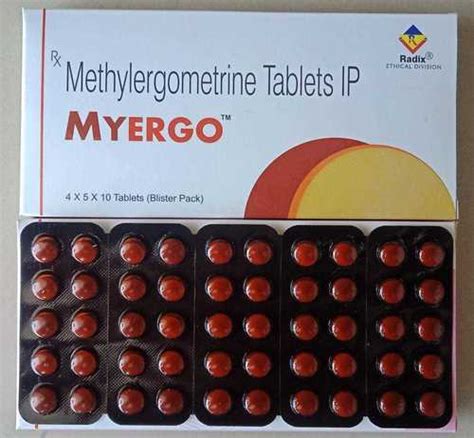 Methylergometrine Maleate 0.125 mg - Methylergometrine Maleate 0.125 mg ...