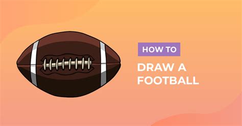 How To Draw A Football Really Easy Drawing Tutorial 40 Off