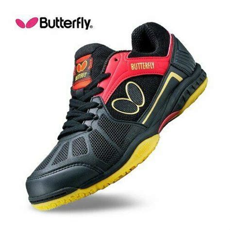 Butterfly Lezoline Rifones Table Tennis Shoes Indoor Unisex Shoes Black