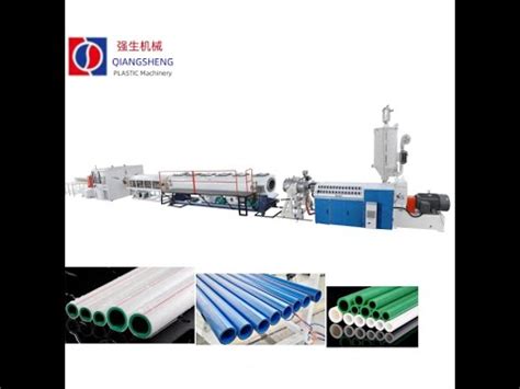 Plastic Extruder Three Layer PPR PE HDPE Pipe Production Line Making