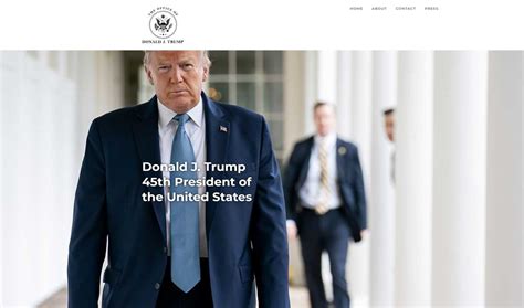 Trump Lanza La Web 45 Office Para Mantenerse En Contacto