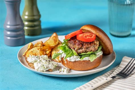 Bodega Inspired Beef Burgers Recipe HelloFresh