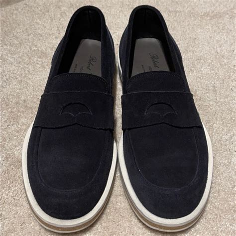 Midnight Suede Penny Loafer Made In France Gem