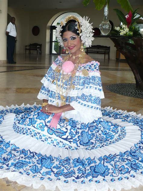 Pollera From Panama Caribbean Dress Traditional Dresses National Dress