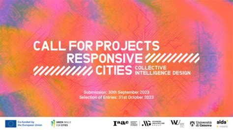 Call For Entries Collective Intelligence Design Responsive Cities