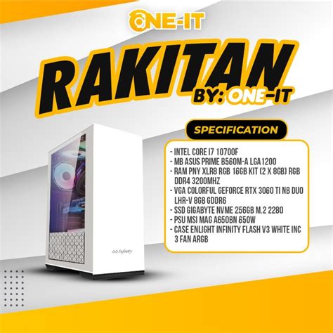 Pc Rakitan I F Rtx Ti Ram Gb Ssd Gb Toko