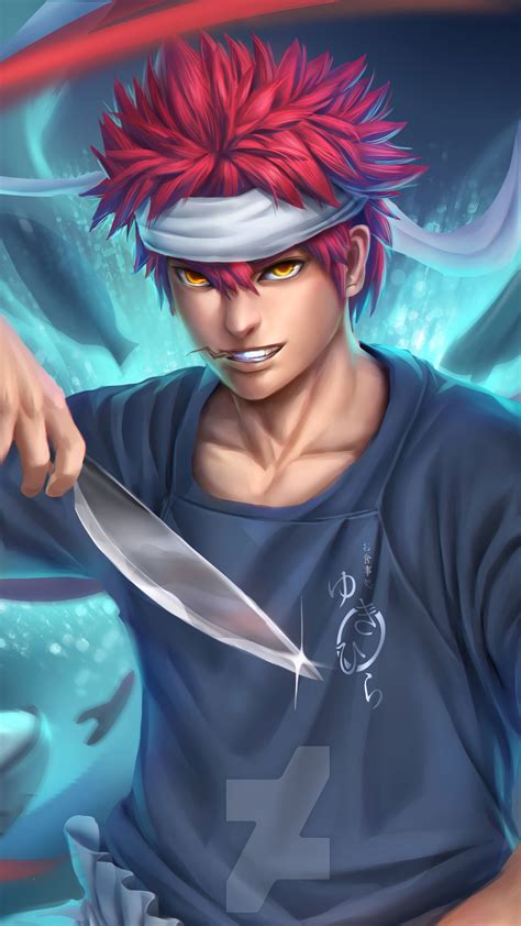 Food Wars Soma Yukihira 4k HD Phone Wallpaper Rare Gallery