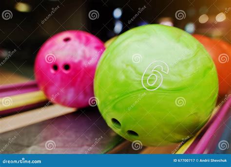Two Colored Bowling Balls Of Number 6 And 7 Kids Ball For Bowling