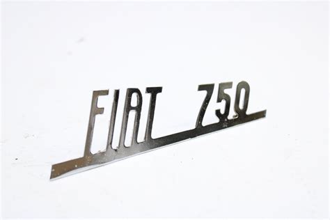 Fiat 750 Rear Emblem Oldtimer Shop