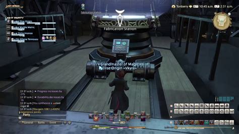 Final Fantasy XIV Stormblood Patch 4 56 Free Company Fabrication