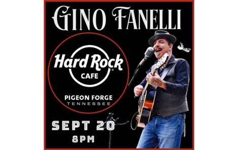 Gino Finelli Live At Hard Rock Cafe Pigeon Forge My Pigeon Forge