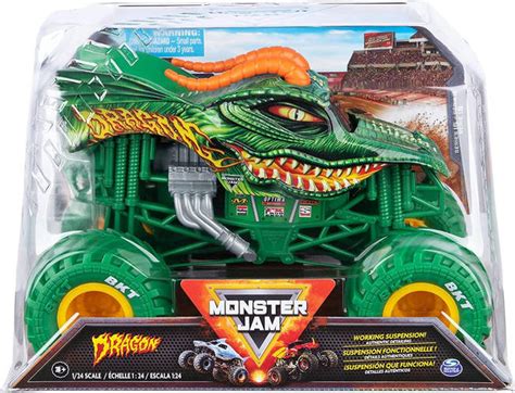 Hot Wheels Monster Jam Позашляховик джип Scale Dragon Monster Trucks ID