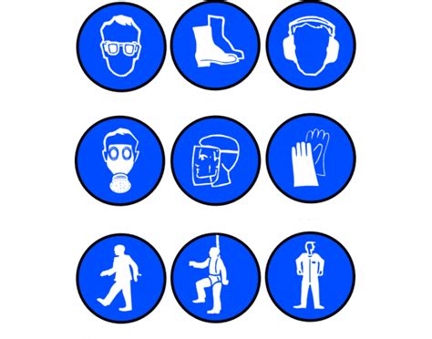 PPE Symbols — Printable Worksheet