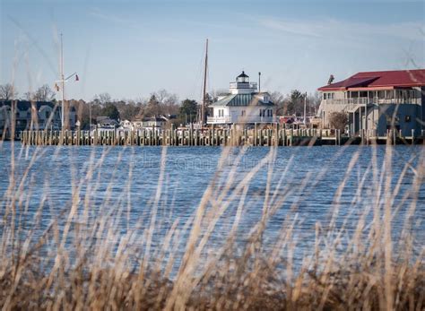 Chesapeake Bay Lighthouse In St Michaels Stock Photo Image Of