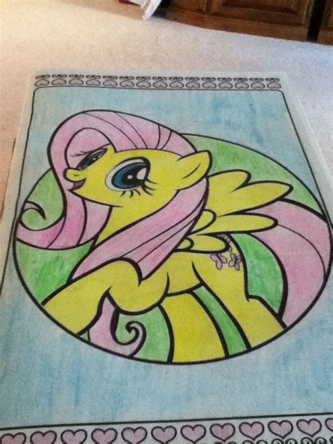 Fluttershy Coloring Page By Oku No Tsumi On Deviantart