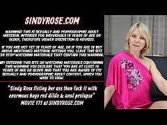 Sindy Rose Fisting Her Ass Then Fuck It With Enormous Huge Red Dildo Anal Prolapse Xxx